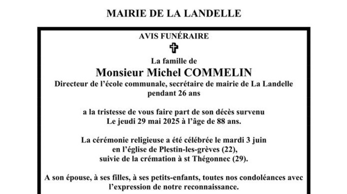 Avis de décès