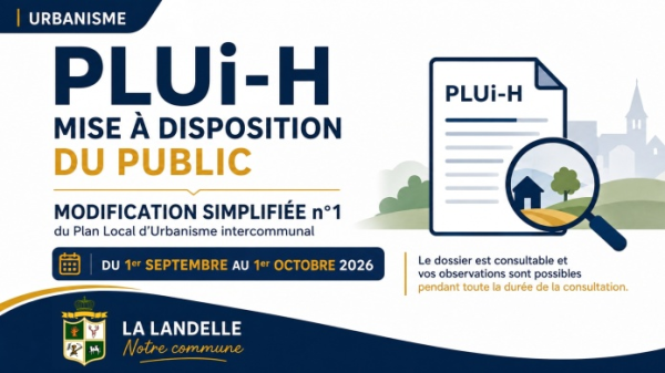 PLUi-H : mise à disposition du public