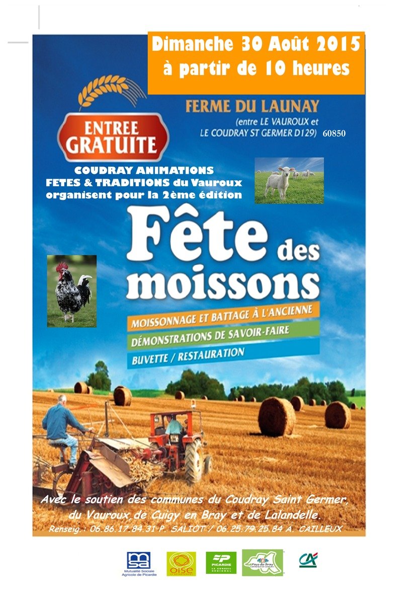 Avis Sur Les Moissons Du Printemps Fête des moissons - Mairie de La Landelle (OISE) Lalandelle 60850